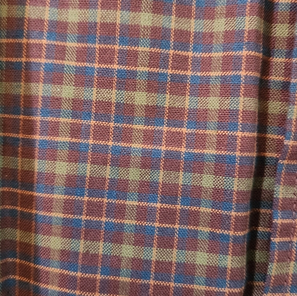 Men's Ben Sherman Navy Blazer Plaid Long Sleeve Button Down Shirt, Size L - Picture 8 of 15